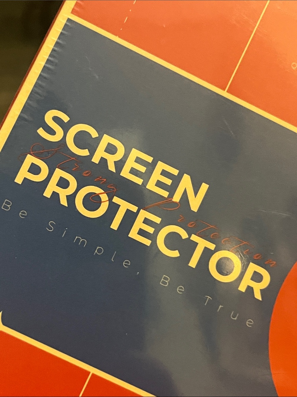 Red Screen Protector — Clear High-Definition Protection - Picture 4 of 4